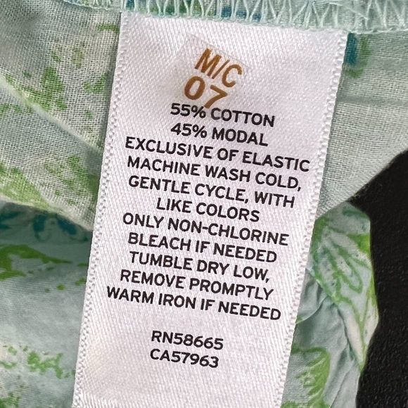 NWT‎ BP Floral Smocked Crop Camisole, Blue Sina Sketched Floral (1X) - Picture 8 of 10